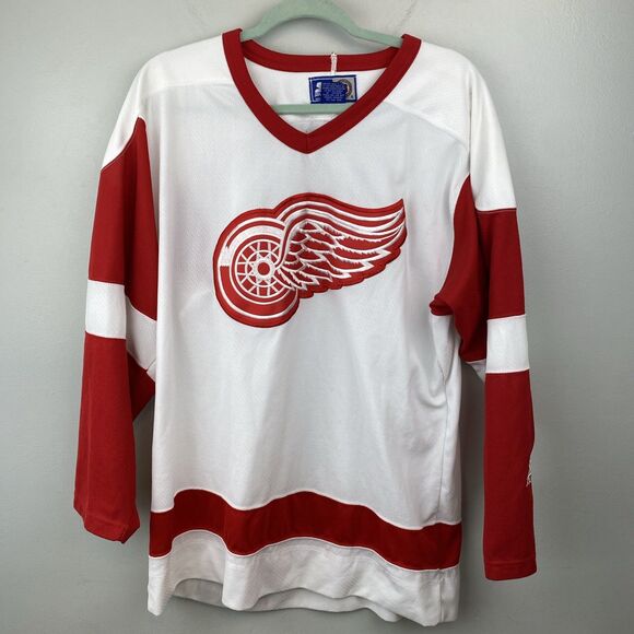 Vintage Detroit Red Wings Starter Hockey Jersey 90s Men’s‎ Sz Medium M Embroider - Picture 1 of 11